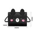 thumbnail image 3 of Btomtd Petit et Mignon Mini Porte-Monnaie de Style Occidental pour Enfants, Noir, 3 of 6