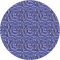 thumbnail image 1 of Ahgly Company Tapis d'Intérieur Lavables en Machine, Ronds, Transitionnels, Pourpre Profond, 6' Ronds, 1 of 7