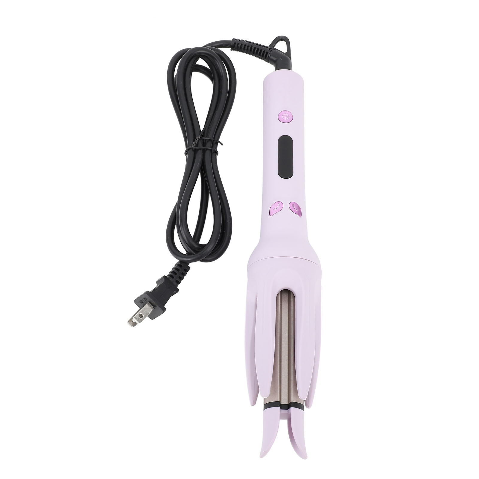 Automatic Curling Iron, 1.1in Large Wave US Plug 110-220V Rotating Auto Curling Wand  for Barber Shop