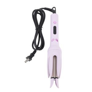Automatic Curling Iron, 1.1in Large Wave US Plug 110-220V Rotating Auto Curling Wand  for Barber Shop