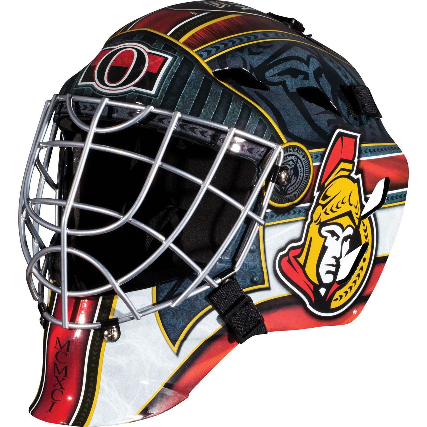 Masque de gardien de but des Senators de Ottawa de la NHL de Franklin Sports