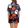 thumbnail image 3 of Kcodviy Pyjama Décontracté d'Halloween Imprimé pour Femmes Ensemble de Pyjama pour Femmes Pyjama et Short Ensemble Short Pyjama pour Femmes Tenue de Nuit pour Femmes Ensemble de Tenue de Nuit Tenue de Nuit, 3 of 6