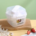 thumbnail image 1 of TIMIFISDouble Layered Fruit Salad Box Portable Bento Box Sealed Fresh-keeping Box, 1 of 7
