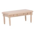 thumbnail image 2 of Dollhouse Tea Table, Simple Design 1:12 Scale Premium Wood Dollhouse Dining Table  For 1:12, 2 of 8