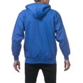 thumbnail image 4 of Pro Club Men'S Heavyweight Full Zip Fleece Hoodie Royal Blue 3X-Large, 4 of 4