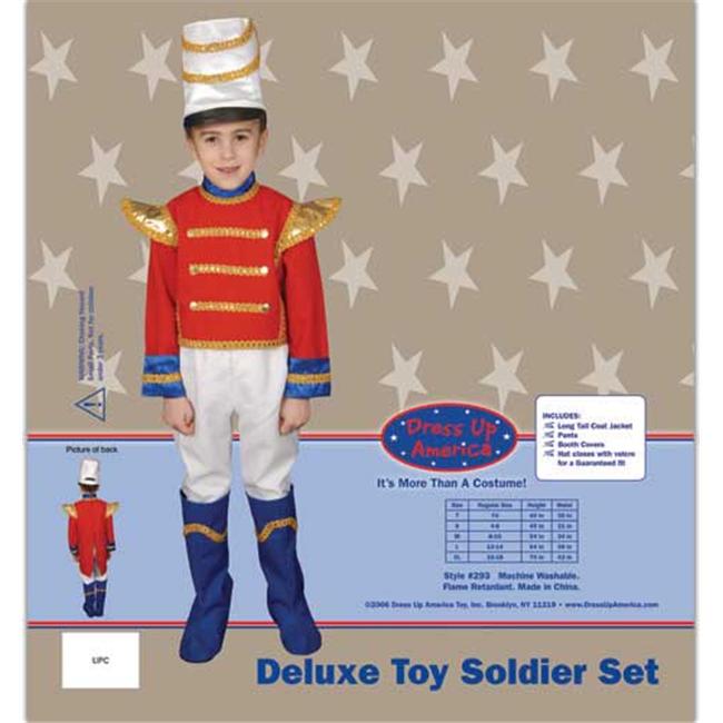 Dress Up America Toy Soldier Set Costume Set Medium 8-10