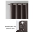 thumbnail image 3 of Xingzhi 2 Pcs Ambiance Colorée avec Rideaux Occultants en Diverses Couleurs Noir 132*160, 3 of 6