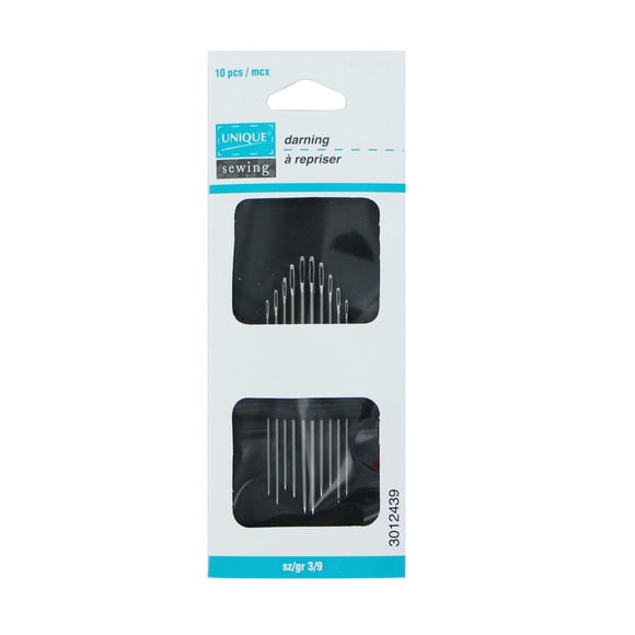 UNIQUE SEW Darning Hand Stitching Needles - Size 3/9, 10 pcs