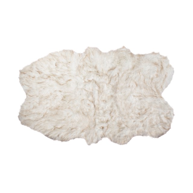 Luxe Gordon Tapis en Fausse Peau de Mouton / 4'x6'