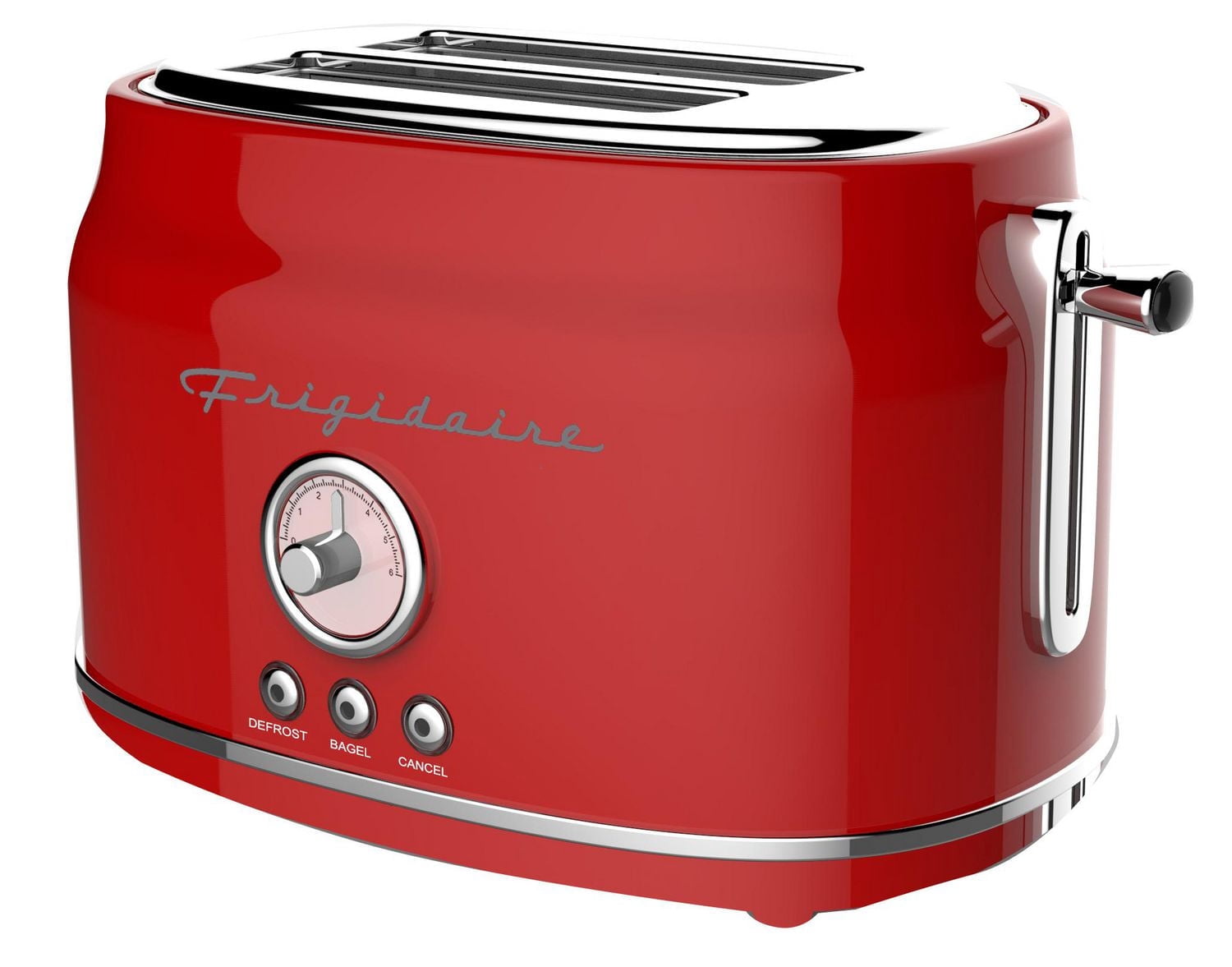 Grille-pain rétro Frigidaire à 2 tranches - Rouge