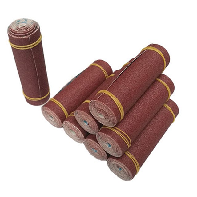 Polishing Sand Paper, 1Roll Emery Cloth Polishing Sandpaper for Shipbuilding