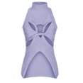 thumbnail image 5 of Birdeem Womens Summer Irregular Sleeveless Hollowed-Out Kink Wool Vest Womens Fashion Semi-High Collar Solid Color, 5 of 5
