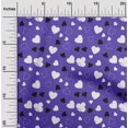 thumbnail image 2 of oneOone Polyester Spandex Purplish Blue Fabric Poker Card Craft Projects Decor Fabric Printed By The Yard 56 Inch Wide, 2 of 4