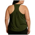 thumbnail image 3 of TACILIP Womens Camisole Tank Tops Plus Size Racerback Crewneck Workout Tops Sleeveless Gym Yoga Summer Outfits, 3 of 5