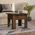 thumbnail image 1 of vidaXL Coffee Table Smoked Oak 55x55x42 cm Engineered Wood, 1 of 4