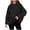 Black, variant on Lenpel Oversized Hoodies for Women Casual Long Sleeve Drawstring Hooded Plus Size Sweatshirts Loose Pullover Tops with Pocket(Pink,5X-Large)