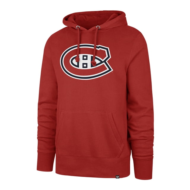 Canadiens de Montréal LNH '47 Impression Chandail à Capuchon Headline - Rouge