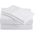 thumbnail image 1 of 600 Thread Count 4 Piece Sheet Set 15 Inch Deep Pocket 100% Egyptian Cotton Color White Solid Size King, 1 of 1