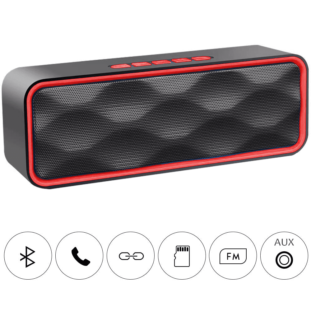 Portable Bluetooth Speaker, TWS Bluetooth 5.0 Wireless Speaker