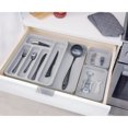 thumbnail image 1 of iDesign Gray Eco BPA-Free Recycled Plastic 6" Kitchen Drawer Organizer Bin - 6" x 9" x 2", 1 of 3