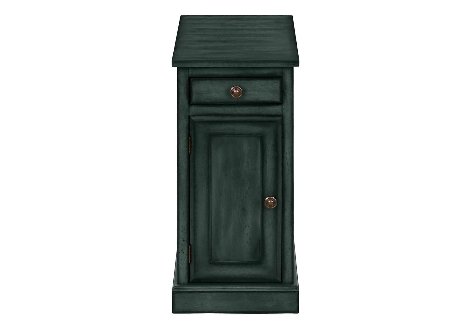 Monarch Specialties Table D'appoint, Bout, Table D'appoint, Table De Nuit, Étroit, Chambre À Coucher, Lampe, Tiroir De Rangement, Placage Brun, Traditionnel