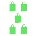 thumbnail image 3 of Maytalsory Nouveau Sac à Main Réutilisable en Gros Solide Sac Fourre-Tout de Magasinage Épicerie Éco Sacs Pliables Vert 5Ensemble, 3 of 6