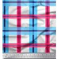 thumbnail image 1 of Soimoi Velvet Fabric Check Check Print Fabric by the Yard 58 Inch Wide, 1 of 4