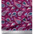 thumbnail image 1 of Soimoi Rayon Fabric Artistic Paisley Fabric Prints by Yard 56 Inch Wide, 1 of 3