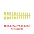 thumbnail image 3 of 1 Set Glue on Nails Medium Length Kit Salon Files Stick Full Cover Wraps Art Decals Artificial Beauty Tool Manicure Kit Decorations 31, 3 of 6