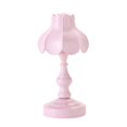 thumbnail image 3 of Petite Lampe de Lecture de Table Vintage en Forme de Fleur, Lampe de Lit LED Rechargeable pour Chambre et Maison 500 mA (Jaune), 3 of 3