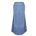 thumbnail image 4 of Jupes d'Été pour Femmes Robe pour Femmes 2023 Mode Jupe de Cowboy pour Femmes Confortable Extensible Grande Taille (avec Boutons), 4 of 7