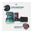 thumbnail image 3 of Ponceuse Électrique Sans Fil 125 mm à Bord Aléatoire, Sans Balais, Machine de Polissage Professionnelle avec 1 Papier de Verre, Grand Usage, 3 of 4
