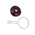 thumbnail image 2 of Thinsony 2pcs Métal R1200RT R1200GS ADV Aventure 05-13 Bouchon de Moteur Couvercle Construction Durable Rouge, 2 of 6