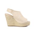 thumbnail image 3 of BLISSFUL STEP Sandales Compensées à Plateforme Espadrilles pour Femmes Beige 6, 3 of 8