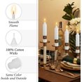 thumbnail image 3 of 7 Inch Taper Candle Candle Sticks, 4PCS Pillar Candles Handmade Unscenteds Candlesticks for Festive, Party, Spell, Wedding, Home Decor, 3 of 6