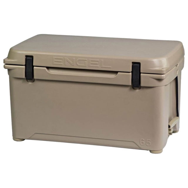 Engel Glacière Moulée Sans Couture Haute Performance 14.5 Gallons 70 Canettes, Beige