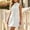 White, variant on pstuiky Summer Dress, Women’S Sleeveless Round Neck A-Line Mini Dress Solid Workwear Shift Dress for Office & Party Elegant Fitted Casual Day Dress for Women