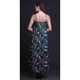 thumbnail image 2 of Bimba Robe Longue Maxi à Bretelles Spaghetti Ajustables à Imprimé Floral, Tenue de Plage d'Été - Moyen, 2 of 6