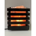 thumbnail image 2 of Wooden Basket Himalayan Salt Lamp, Dimmable, Classic Design, Extra Bulb, By Apex Global, 2 of 4