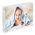 thumbnail image 3 of Lefu Transparent Acrylic Photo Frame Magnetic Poster Display Stand, 3 of 8