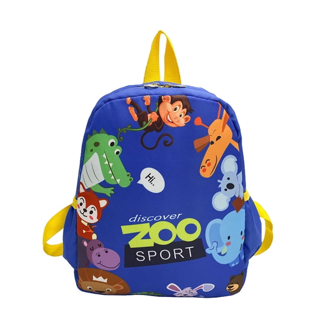 TopLLC Kid's Backpacks Children's Pattern Backpack Children's Shoulder School Bag Kid Bags