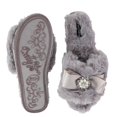 thumbnail image 4 of Pretty You London Women's Anya Slide Slipper with Bow and Rhinestone, 4 of 4