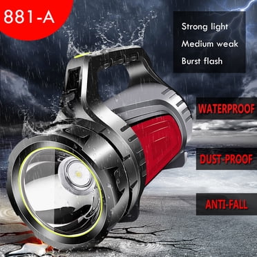 Meitianfacai LED Flashlight USB Torch Searchlight Work Spotlight Rechargeable Searchlight Flashlight Camping Light High Lumens Flashlight for Home Camping Hiking Fishing Outdoor Gear