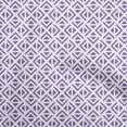 thumbnail image 1 of oneOone Cotton Silk Purple Fabric Geometric Triangle Craft Projects Decor Fabric Printed By The Yard 42 Inch Wide, 1 of 4