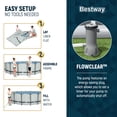 thumbnail image 4 of Bestway Steel Pro MAX 14' x 42" Metal Frame Above Ground Pool Set w/ Pump, Ladder, & Cover, 4 of 11