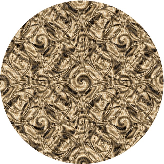 Ahgly Company Tapis d'Intérieur Lavable à la Machine, Carré, Transitionnel, Brun Sable Brun, Tapis de Zone, 3 Pieds Carré