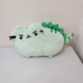 thumbnail image 1 of Zshan Pusheen green cat Plush Stuffed Animal Cat, 9.5", 1 of 4