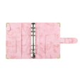 thumbnail image 4 of Notebook Binder with Label Stickers for leather notebook binder Cash Bills Budgeting Expense Saving Pink, 4 of 8