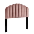 thumbnail image 1 of Veronique Full/Queen Performance Velvet Headboard - Dusty Rose, 1 of 4