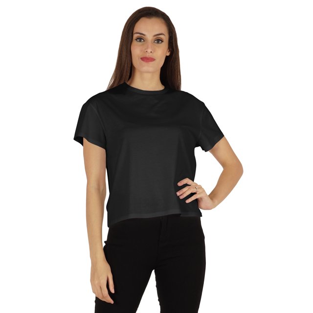 Inkmeso T-Shirt à Manches Courtes pour Femmes, Épaules Tombantes, Col Rond, T-Shirts d'Été Décontractés